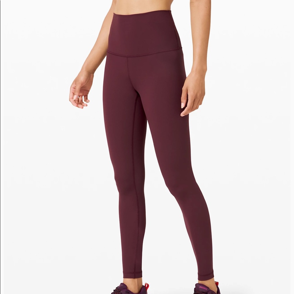 Lululemon Wunder Under High-Rise Maroon